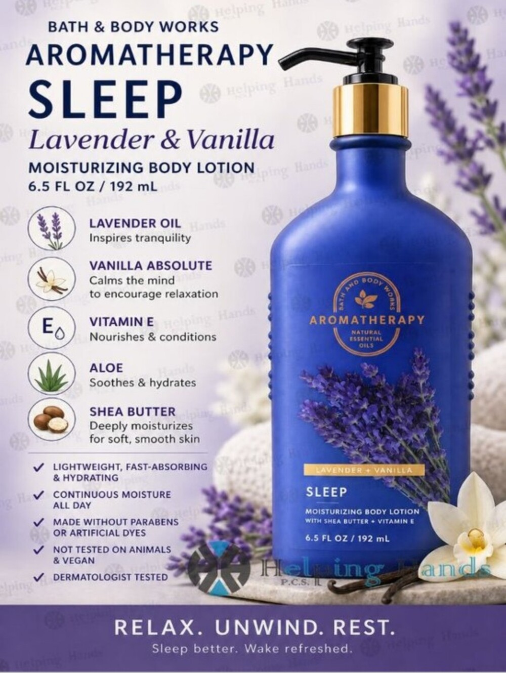 B&BW Aromatherapy Sleep- Lavender & Vanilla